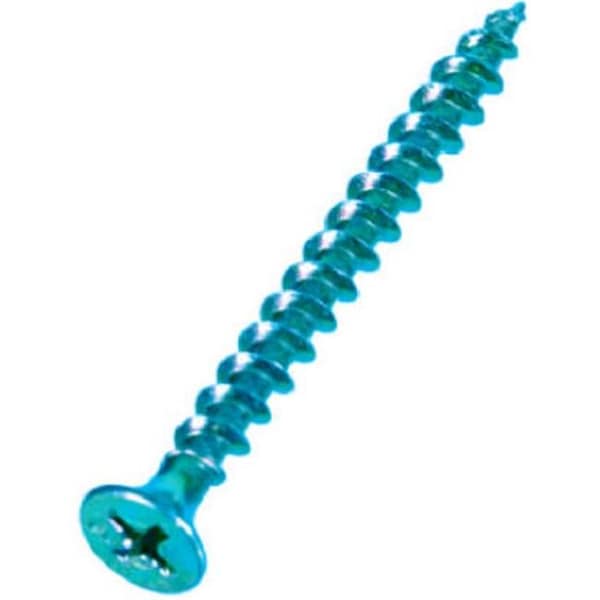 Deck Screw, #6 x 2 in, Steel, Flat Head, Phillips Drive